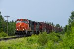 CN 5612 and 5794 leads 403 at Avenue Du Havre